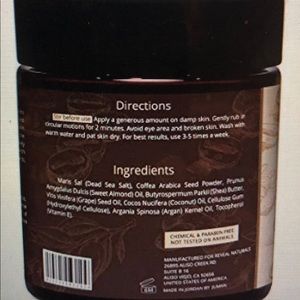 Organic exfoliating face and body rub